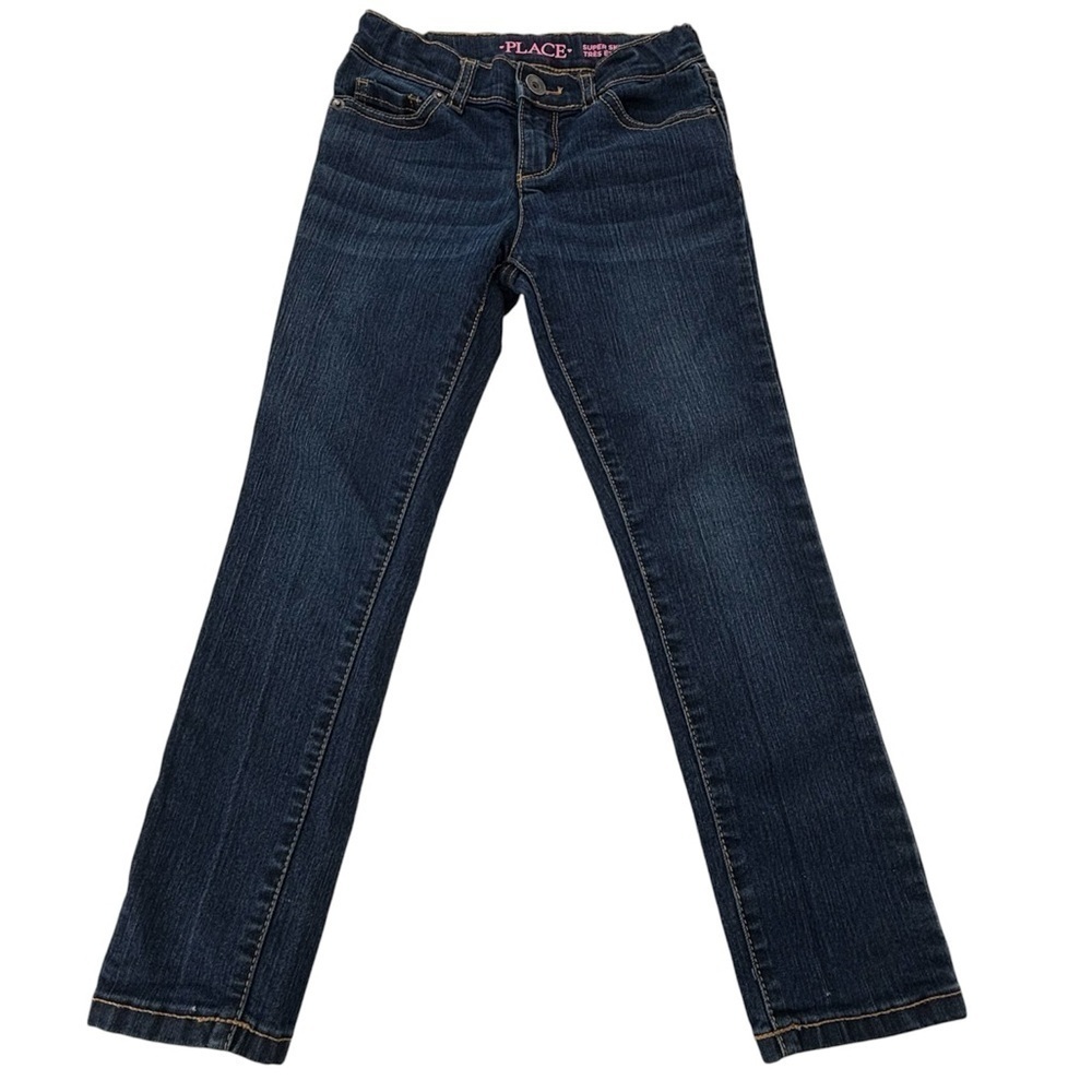 The Children’s Place Super Skinny Dark Wash Blue Denim Jean for 6T/ 6